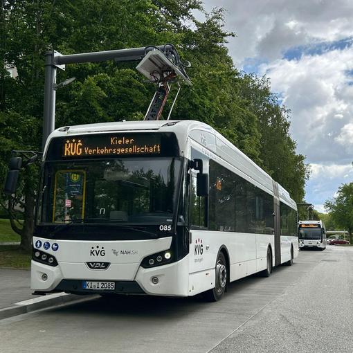 Inbetriebnahme der Endhaltestelle Roskilder Weg  