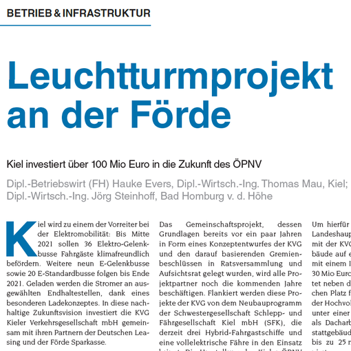 Leuchtturmprojekt an der Förde